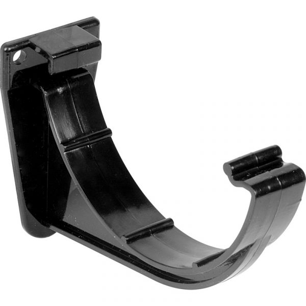 Half Round Gutter Bracket Black 112mm