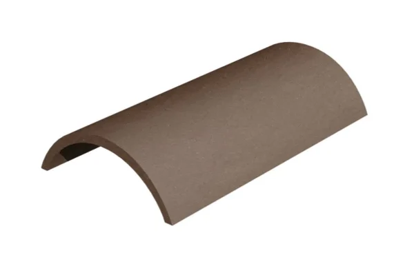 Marley Segmental Ridge Smooth Brown 457mm