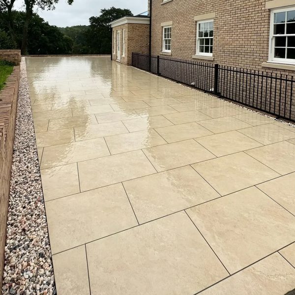 Sansar Polar Ivory Porcelain 900mm x 600mm per m2